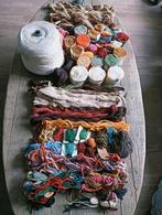Partij, knoop, borduur, weef en macrame garen goede kwalitei, Ophalen of Verzenden, Nieuw, Breien of Haken, Wol of Garen