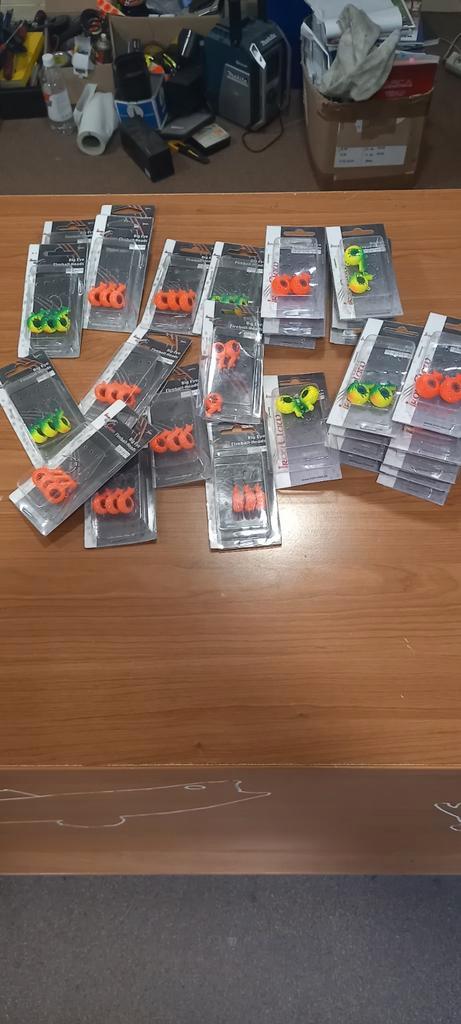 Iran Claw Big Eye Fireball heads, Watersport en Boten, Hengelsport | Roofvissen, Nieuw, Dobber of Lood, Ophalen of Verzenden