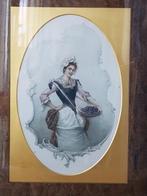 Antieke ingelijste gravure uit Oostenrijk door H. Lefler., Ophalen of Verzenden