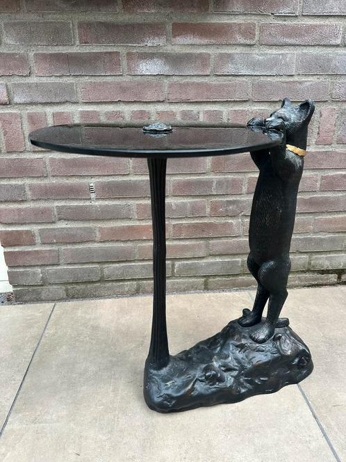 Bold Monkey - bijzettafel design, Huis en Inrichting, Tafelonderdelen, Zo goed als nieuw, 50 tot 100 cm, Rond, Ophalen of Verzenden