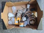 Diverse lampen en verhuisfittingen, Ophalen, Gebruikt, Plafondspot of Wandspot