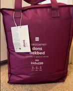 Nieuw 4-seizoenen dons dekbed 240x220, Huis en Inrichting, Slaapkamer | Beddengoed, Wit, Ophalen of Verzenden, Deken of Dekbed