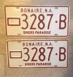 Auto plaat nummer Bonaire, Ophalen of Verzenden