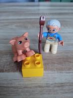 Lego Duplo Ville biggetje (met boer) 5643, Ophalen of Verzenden, Gebruikt, Duplo