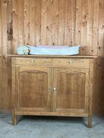 Landelijke babycommode, brocante, vintage eiken dressoir, Ophalen, Gebruikt, ..., 100 cm of meer