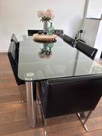 Eetkamertafel, Huis en Inrichting, Tafels | Eettafels, Ophalen, Gebruikt, Design, 50 tot 100 cm