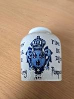 Antiek Digoin Sarreguemines Frankrijk mosterd potje €8 !!, Antiek en Kunst, Antiek | Keramiek en Aardewerk, Ophalen of Verzenden