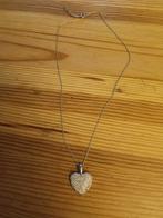 Zilveren ketting met hanger van een hartje, Ophalen, Met hanger, Nieuw, Zilver
