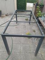 Aluminium onderstel tuintafel, Ophalen, Gebruikt, Rechthoekig, Aluminium