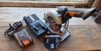 Worx WX 531 handcircelzaag, Gebruikt, Cirkelzaag, WORX, Ophalen of Verzenden