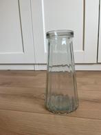 Glazen vaas, Overige kleuren, Ophalen of Verzenden, Minder dan 50 cm, Glas