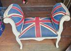 Hocker met UK Vlag - Koopje!, Hout, Gebruikt, Vintage, Minder dan 50 cm