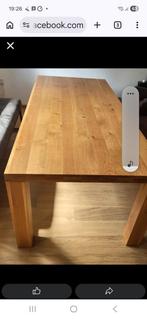 Mooie Eiken tafel  220×98×74 cm, Huis en Inrichting, Tafels | Eettafels, Ophalen, Rechthoekig, 200 cm of meer, 50 tot 100 cm