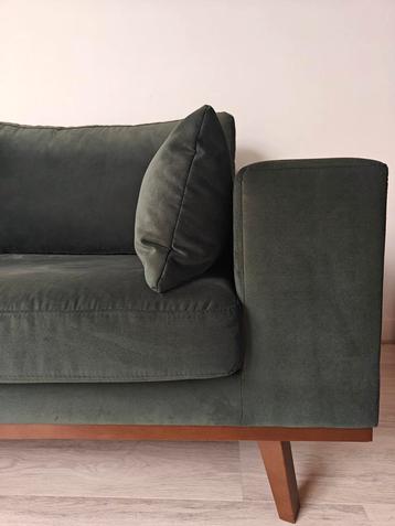 Nous Living 2-zits Torino Wehkamp. Nieuw €878. Velours groen beschikbaar voor biedingen