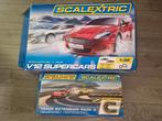 Racebaan scalextric v12 supercars met track extension pack 3, Ophalen, Gebruikt, Elektrisch, Overige merken