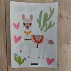 Alpaca Muurstickers ( 6 sheets) - Nieuw!, Kinderen en Baby's, Kinderkamer | Inrichting en Decoratie, Ophalen of Verzenden, Nieuw