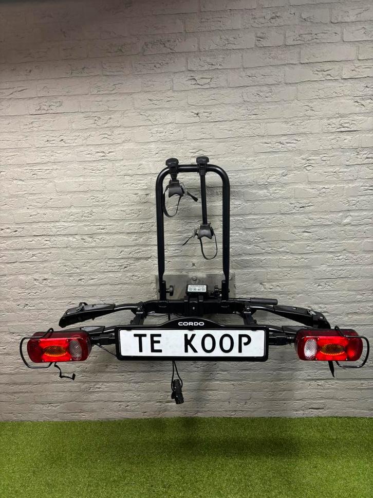 Z.G.A.N CORDO CARRY(elek)fietsen50kg/klik&go/opvouwbaar, Auto diversen, Fietsendragers, Zo goed als nieuw, Trekhaakdrager, 2 fietsen