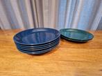 2X Arabia groene Teema borden, 23 cm, Huis en Inrichting, Keuken | Servies, Gebruikt, Arabia, Bord(en), Arabia