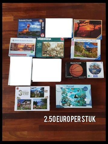 HEEL VEEL PUZZELS beschikbaar voor biedingen