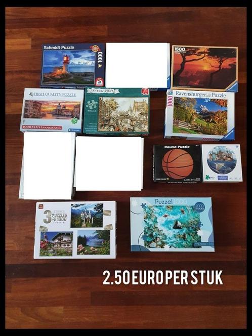 HEEL VEEL PUZZELS, Hobby en Vrije tijd, Denksport en Puzzels, 500 t/m 1500 stukjes, Ophalen of Verzenden