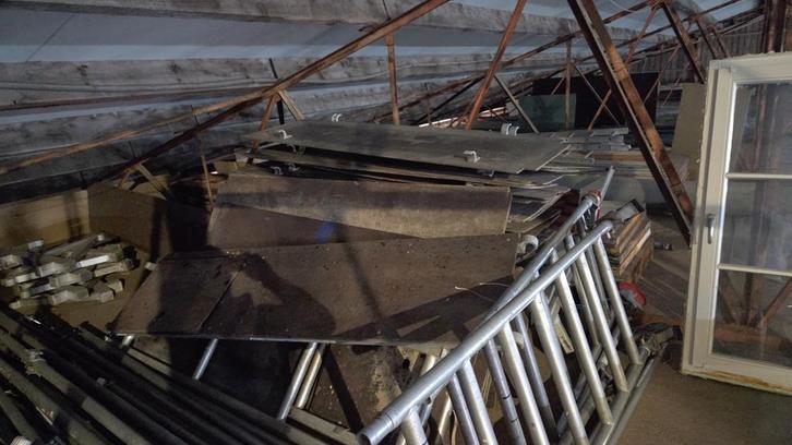 Triangelbrug 120 meter, Zakelijke goederen, Machines en Bouw | Liften, Steigers en Ladders, Ophalen of Verzenden