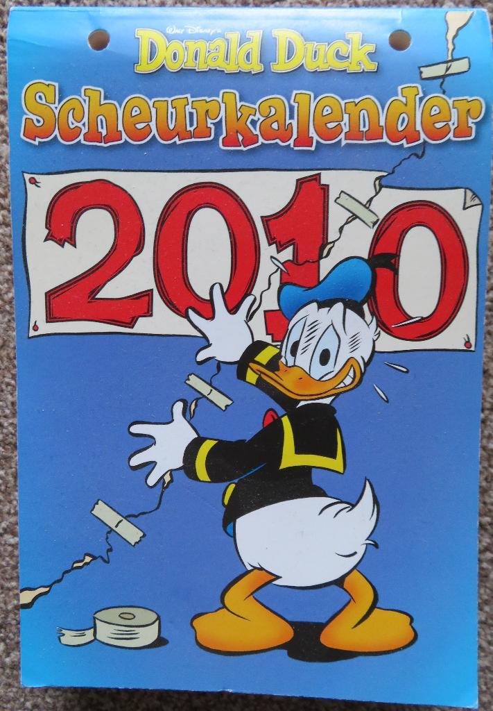 Donald Duck scheurkalender 2010, Verzamelen, Disney, Zo goed als nieuw, Overige typen, Donald Duck, Ophalen of Verzenden