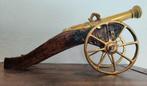 Miniatuur bronzen kanon, Ophalen of Verzenden, Brons