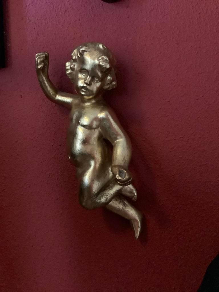 Mooie gipsen engel ❤️ muur engel, Antiek en Kunst, Ophalen of Verzenden