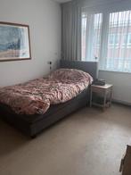 Avek Boxspring - 1 m breed - zo goed als nieuw, Ophalen, Eenpersoons, Bruin, 200 cm