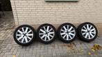 Peugeot Hockenheim 17" Velgen + 4-seizoenenbanden 205/50R17, Auto-onderdelen, Banden en Velgen, Ophalen, Gebruikt, Banden en Velgen