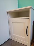 Wit nachtkastje, Ophalen, Minder dan 45 cm, 55 tot 70 cm, Zo goed als nieuw