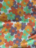 Retro oranje bruin groen laken jaren 70, Hobby en Vrije tijd, Stoffen en Lappen, Ophalen of Verzenden, Zo goed als nieuw, 30 tot 120 cm