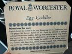 Royal Worcester Klein Egg Coddler - Pastel Bloemdecor, Ophalen of Verzenden, Gebruikt