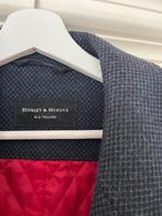 Stijlvolle herenjas Stanley & Morgan mt 56 donkerblauw, Ophalen of Verzenden, Zo goed als nieuw, Overige maten, Blauw