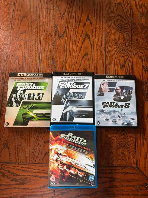 Fast & Furious  blu-ray’s (4k), Cd's en Dvd's, Dvd's | Documentaire en Educatief, Zo goed als nieuw, Boxset, Vanaf 12 jaar, Ophalen