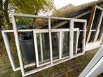 Kozijn met glas, Doe-het-zelf en Verbouw, Kozijnen en Schuifpuien, Kunststof, Gebruikt, Raamkozijn, Ophalen