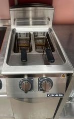 Elektrische Horeca friteuse van het merk Giorik 2x 8 liter, 4 liter of meer, Ophalen of Verzenden, Zo goed als nieuw, Uitneembare binnenpan