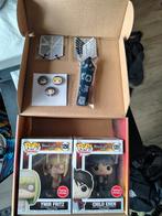 Attack on Titan game stop exclusive funko collectie box, Ophalen of Verzenden, Zo goed als nieuw
