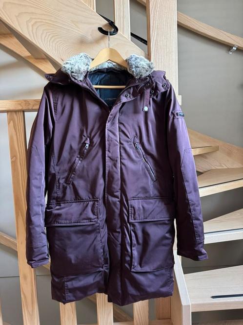 Prachtige Bordeaux Cavallaro Napoli Parka Winterjas S, Kleding | Heren, Jassen | Winter, Zo goed als nieuw, Maat 46 (S) of kleiner