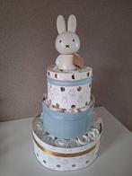 Nijntje luiertaart drielaags - Blauw en Goud, Ophalen of Verzenden, Nieuw, Kraamcadeau