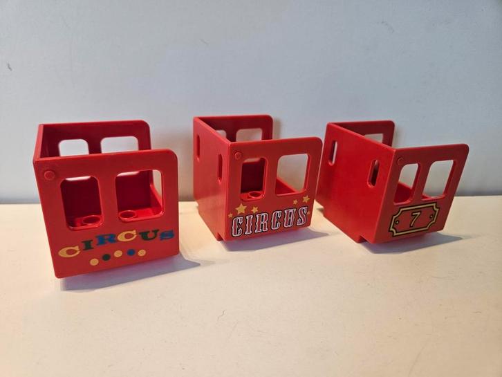 Lego Duplo trein  3 cabine's, Kinderen en Baby's, Speelgoed | Duplo en Lego, Gebruikt, Duplo, Losse stenen, Ophalen of Verzenden
