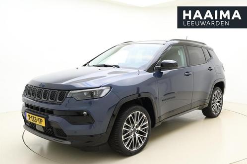 Jeep Compass 4xe 240 Plug-in Hybrid Electric Summit | Leder, Auto's, Jeep, Bedrijf, Te koop, Compass, 4x4, ABS, Achteruitrijcamera