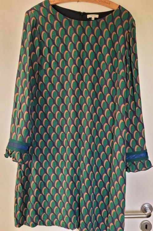 Zgan KOCCA Jurkje / JURK Maat: XL / 42, Kleding | Dames, Jurken, Zo goed als nieuw, Maat 42/44 (L), Groen, Knielengte, Ophalen of Verzenden