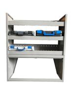 Aluminium bedrijfswageninrichting 1010x360x1175 mm, Ophalen of Verzenden, Gebruikt