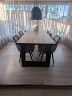 houten tafel, Huis en Inrichting, Tafels | Eettafels, Ophalen, Gebruikt, 100 tot 150 cm, 200 cm of meer