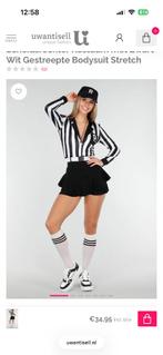 Scheidsrechter carnaval body kostuum dames, Ophalen of Verzenden, Nieuw, Carnaval, Kleding