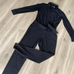 Studio Anneloes travelstof jumpsuit Angelique xl lange mouw, Zo goed als nieuw, Studio Anneloes, Maat 46/48 (XL) of groter, Zwart