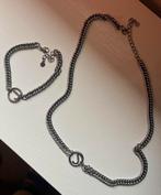 My Jewellery ketting en armand met letter J., Sieraden, Tassen en Uiterlijk, Ophalen, Verstelbaar, Nieuw, Zilver