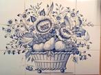 prachtige klassieke 12 Friese witjes. blauwe fruitmand, new, Ophalen of Verzenden