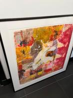 Bram Reijnders schilderij kunstwerk 105x105, Antiek en Kunst, Ophalen